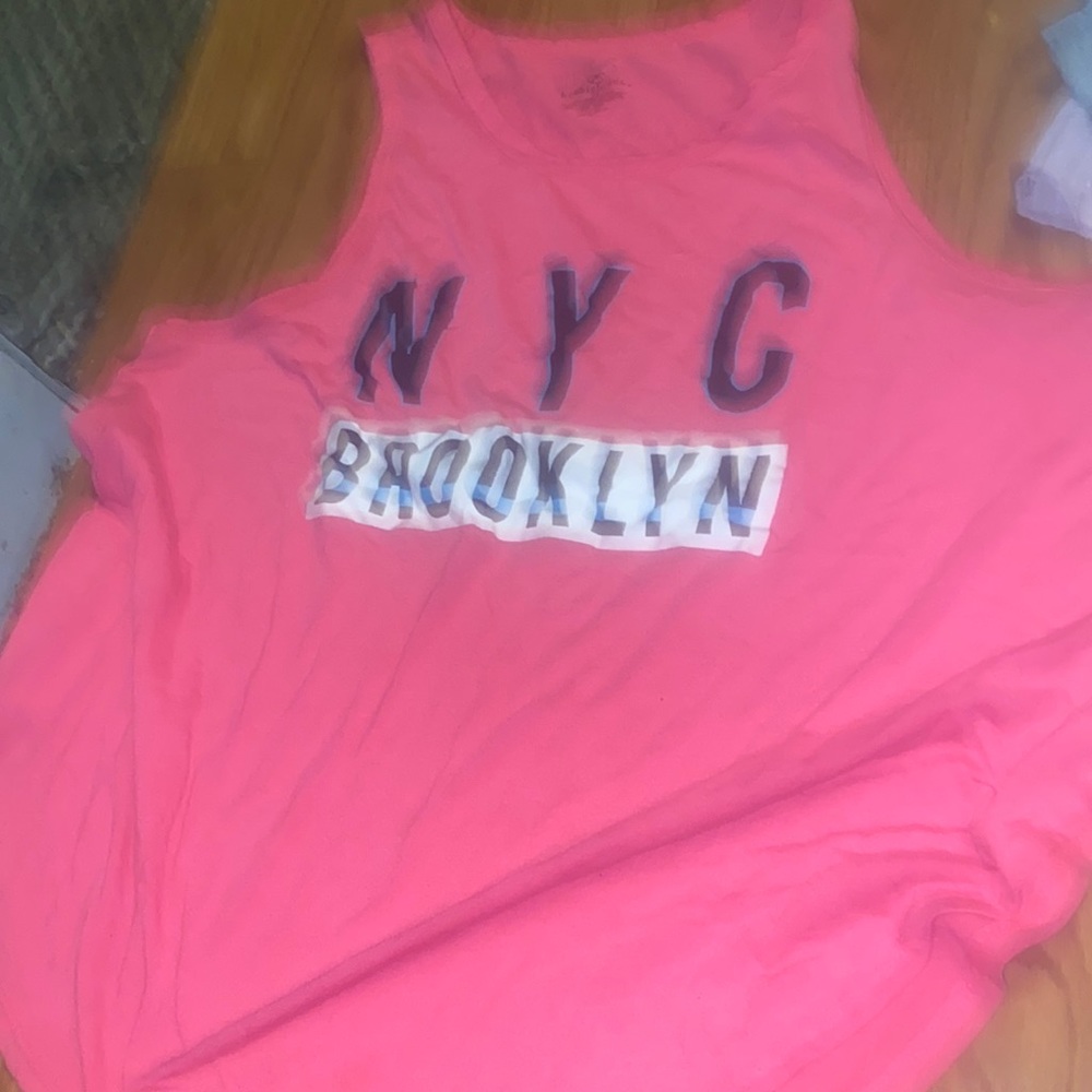 NYC Brooklyn pink shirt